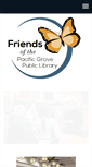 Mobile Screenshot of pglibraryfriends.org